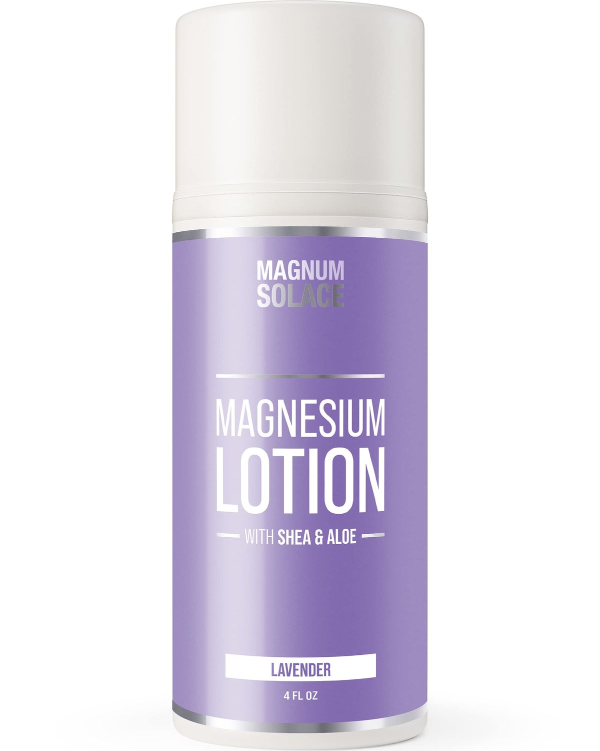 Magnum Solace Magnesium Lotion Lavender Aloe and Shea 4oz