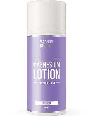 Magnum Solace Loción de Magnesio Lavanda Aloe y Manteca de Karité 4oz