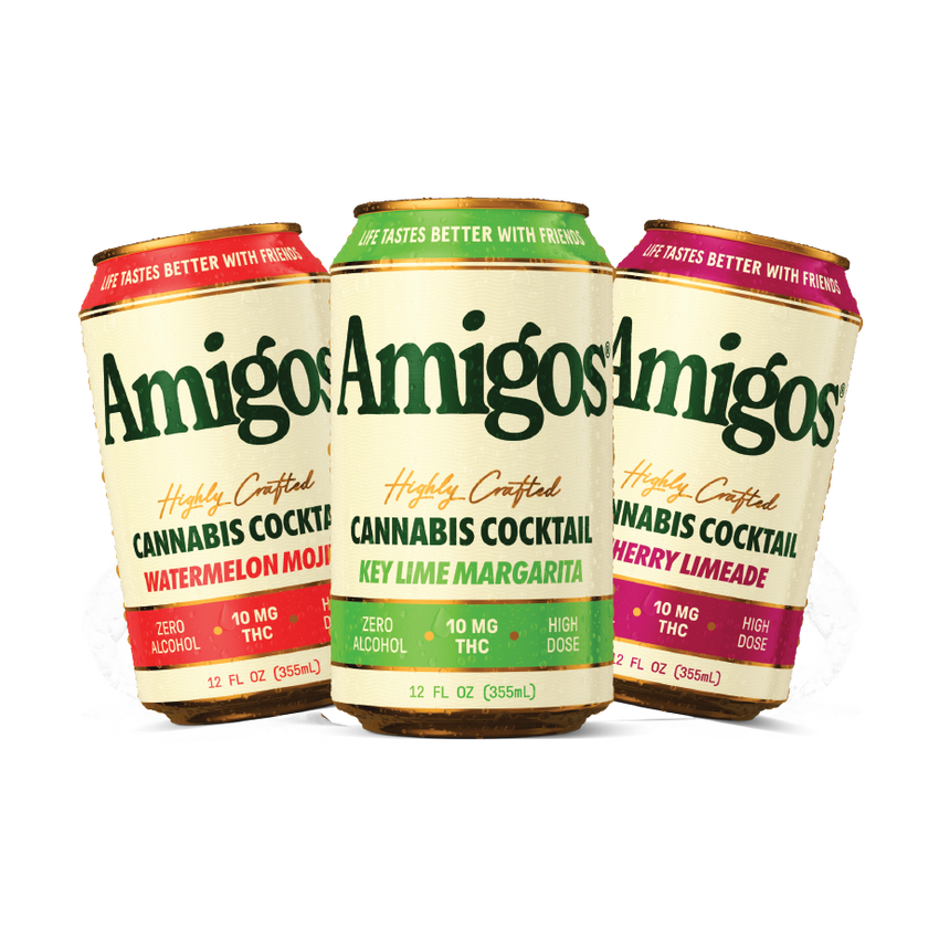 Amigos Cannabis Cocktail 12oz 10mg D9