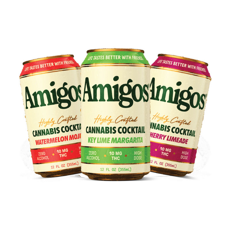 Amigos Cannabis Cocktail 12oz 10mg D9