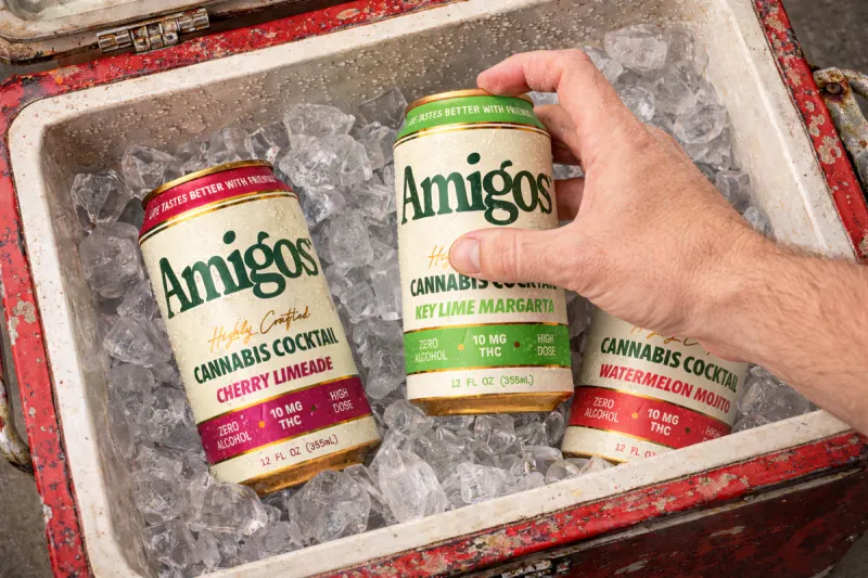 Amigos Cannabis Cocktail 12oz 10mg D9