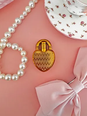 Burning Love Heart Lock Lighter