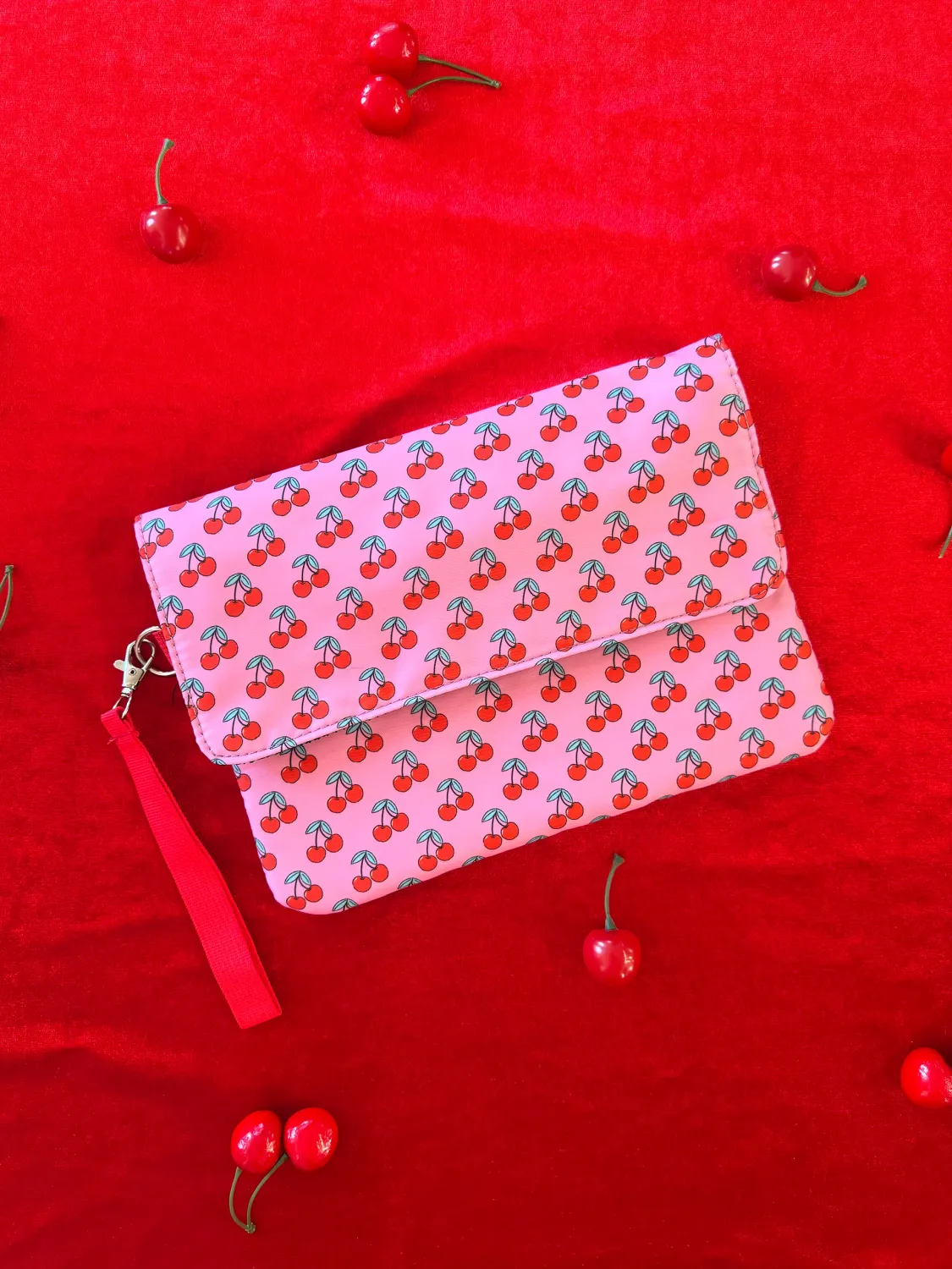 Burning Love Smell Proof Bag Cherry 8"x10"