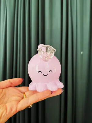 Burning Love Lil Octobubbler Pink 4" 10mm