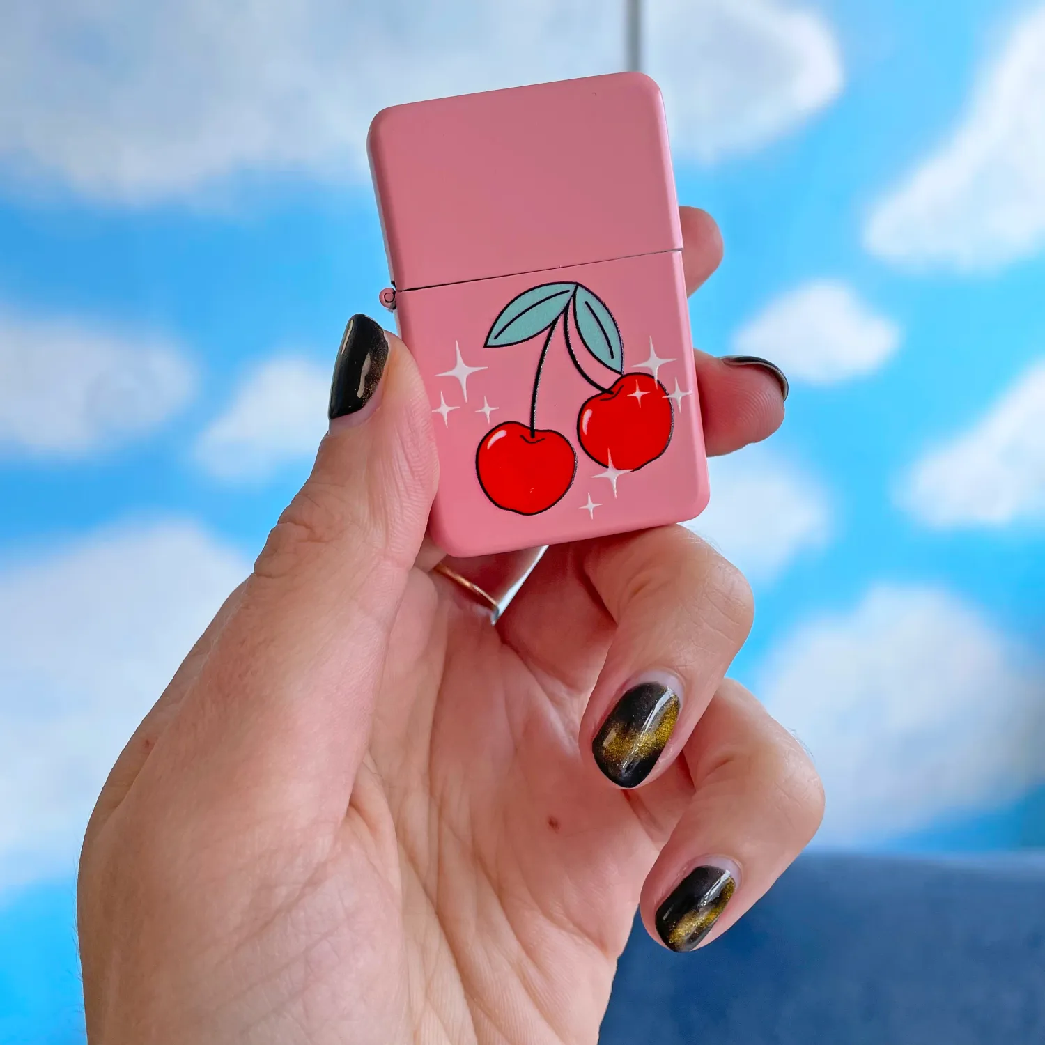 Burning Love Flip Top Lighter