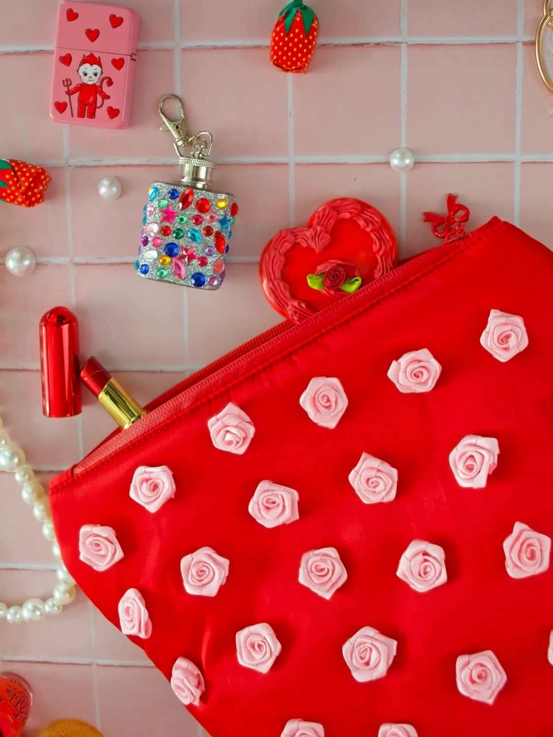 Burning Love Rosette Smell Proof Bag 9"x11"