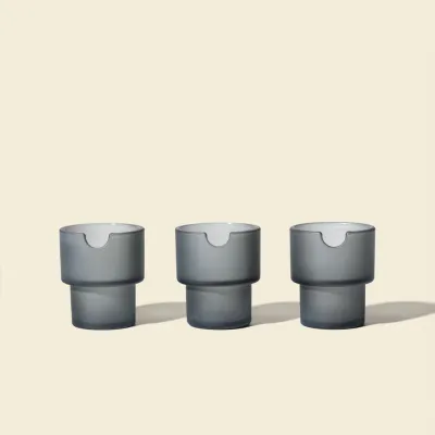 NWTN Flower Pots Ashtray 1ct Charcoal