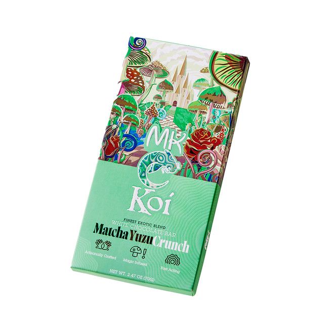MK Koi Exotic Blend Chocolate Bar, Flavor: Matcha Yuzu Crunch