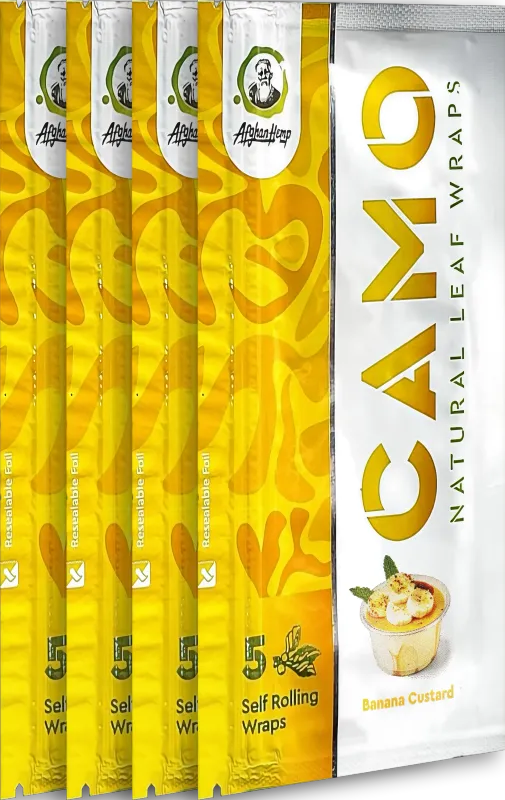 Camo Natural Leaf Rolling Wraps 5ct