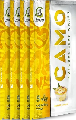 Camo Natural Leaf Rolling Wraps 5ct