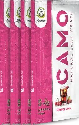 Camo Natural Leaf Rolling Wraps 5ct