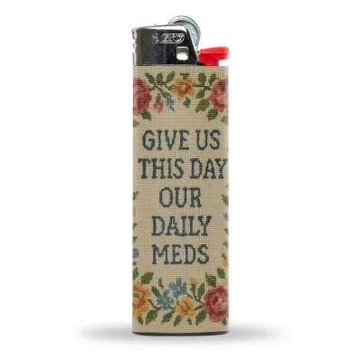 Shady Front Hand Wrapped Bic Lighter