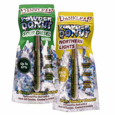 DankLeaf Powder Donut THCp Hash Hole Pre Roll 2g