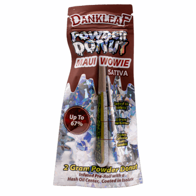 DankLeaf Powder Donut THCp Hash Hole Pre Roll 2g