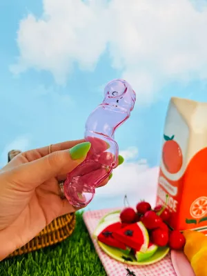 Burning Love Worm Pipe 5"