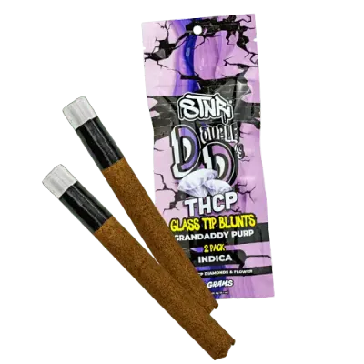STNR Double D's THCp Glass Tip Blunt 2ct