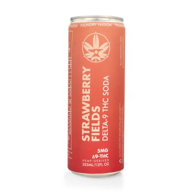 Foundry Soda Strawberry Diesel 12 oz 5mg D9 (used to be Strawberry Fields)