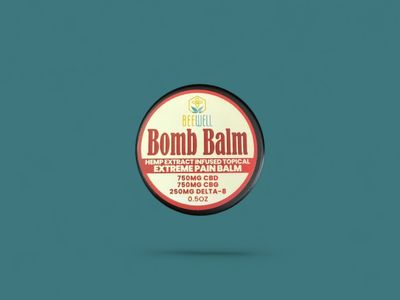 Bee Well CBD Functional Bomb Balm (CBD, CBG, D8) 0.5oz SMALL (previously Beserker Balm)