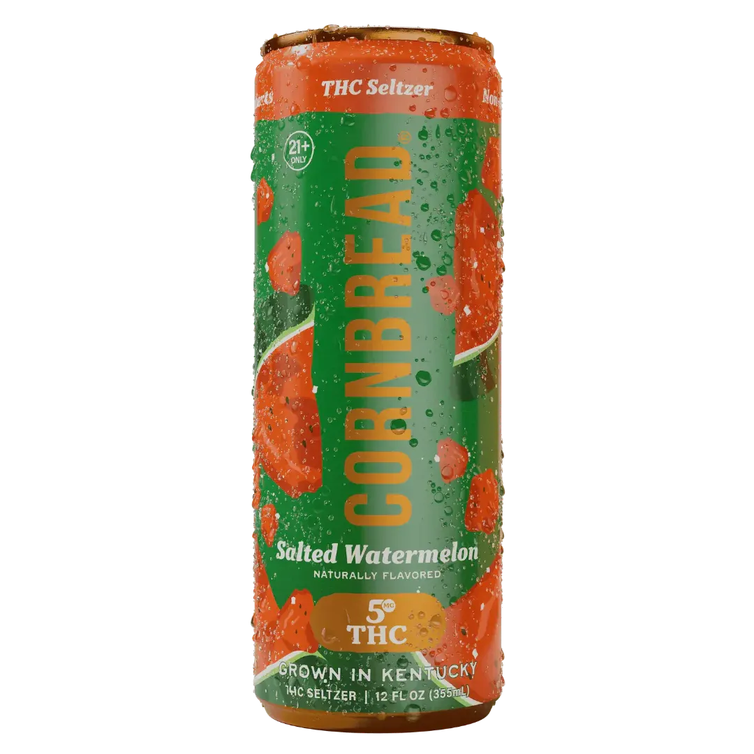 Cornbread Hemp THC Seltzer 5mg D9 Salted Watermelon