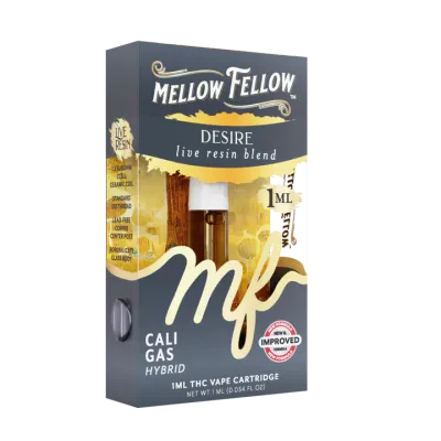 Mellow Fellow Live Resin Cartridge 1ml Desire Cali Gas Hybrid