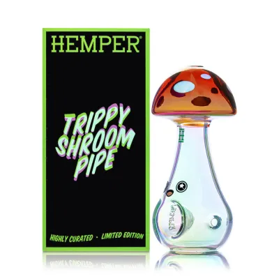 Hemper Hand Pipe  Trippy Mushroom