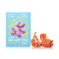 Hemper Hand Pipe Balloon Dog Orange 4"