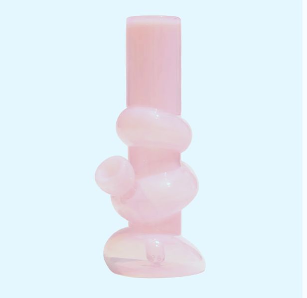 Edie Parker Bangle Bong Puff Pink 14mm 9.5"