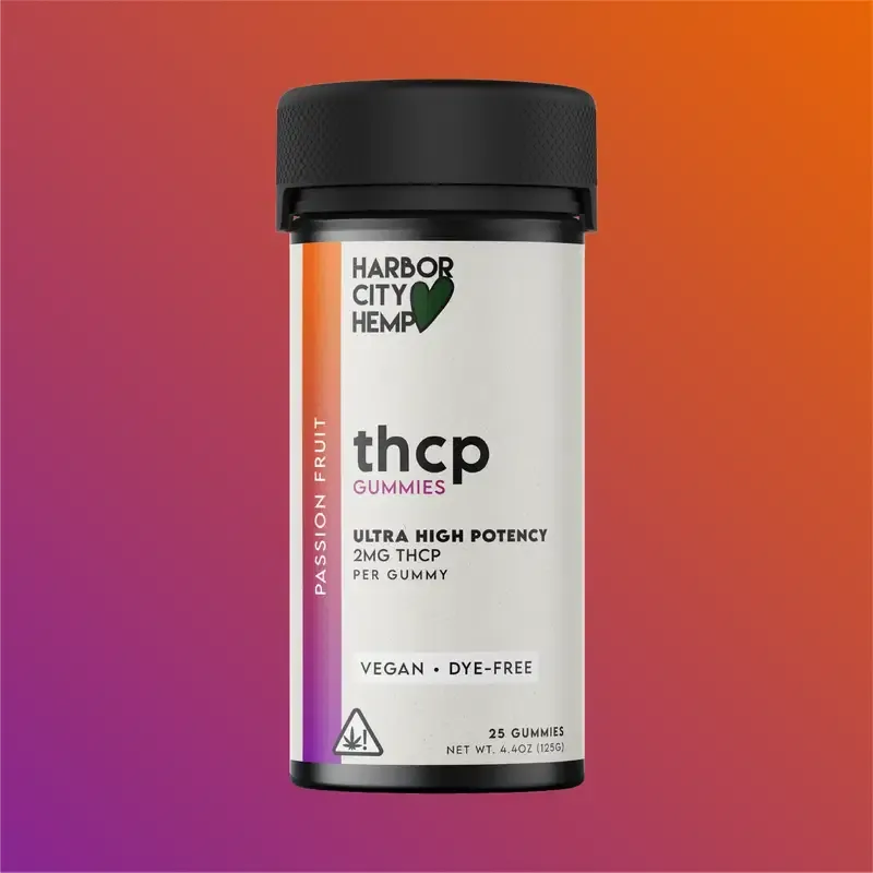 Harbor City Hemp Gummies 2mg THCp 25ct Passion Fruit