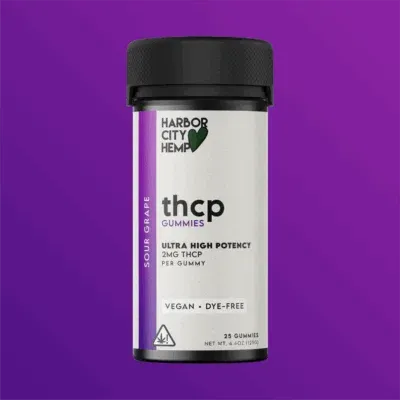 Harbor City Hemp Gummies 2mg THCp 25ct Sour Grape