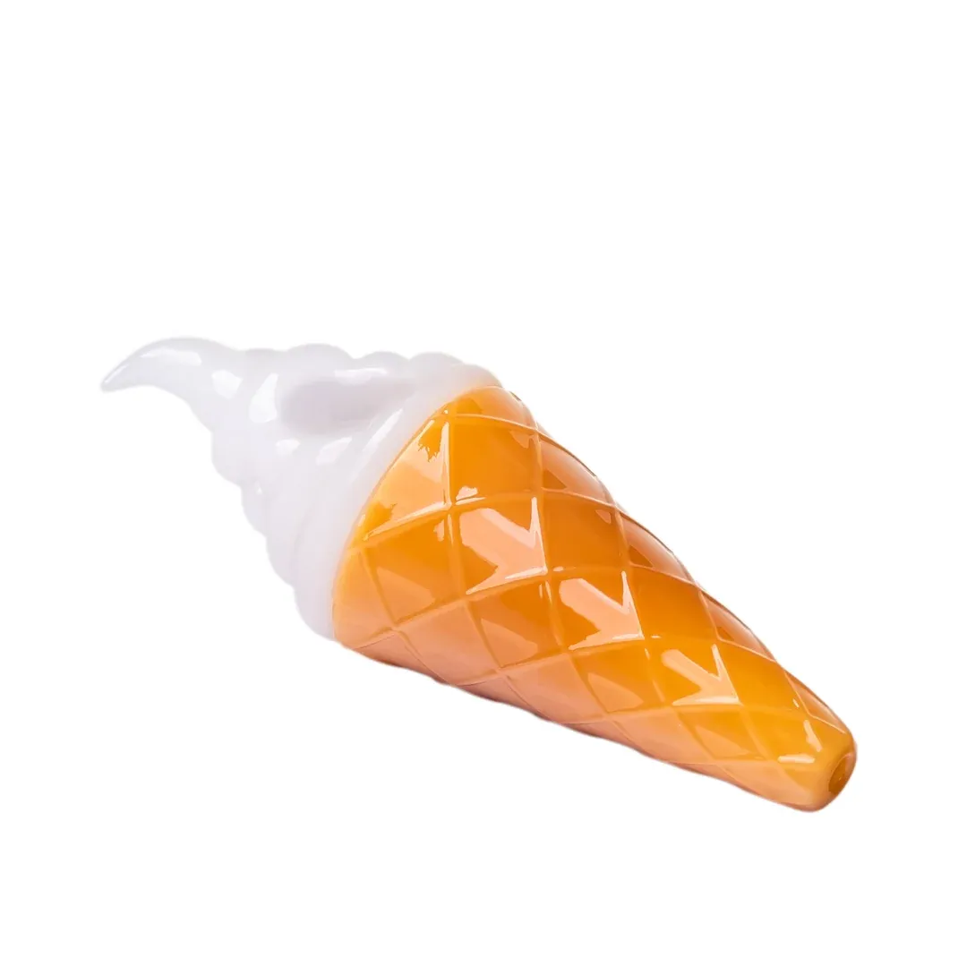 BigFun Ice Cream Hand Pipe Vanilla 4.5"