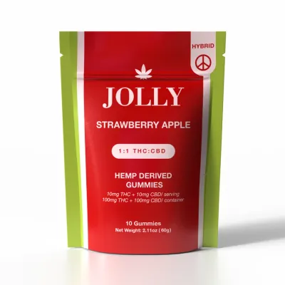 Jolly Cannabis Gummies 1:1 THC:CBD 10ct