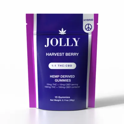 Jolly Cannabis Gummies 1:1 THC:CBD 10ct