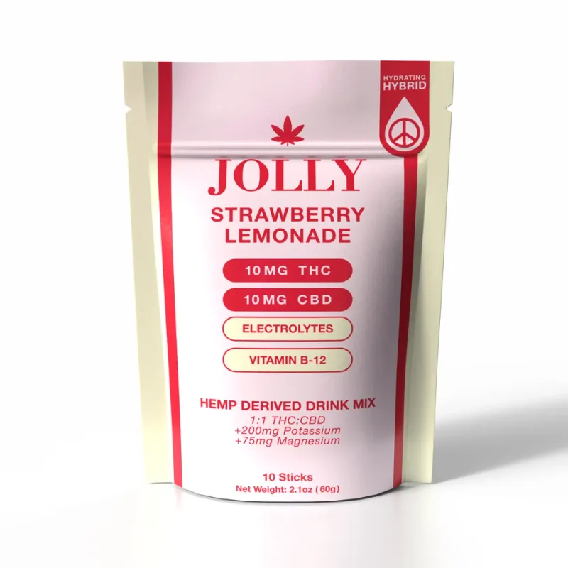 Jolly Cannabis Drink Mix 1:1 THC:CBD 10ct