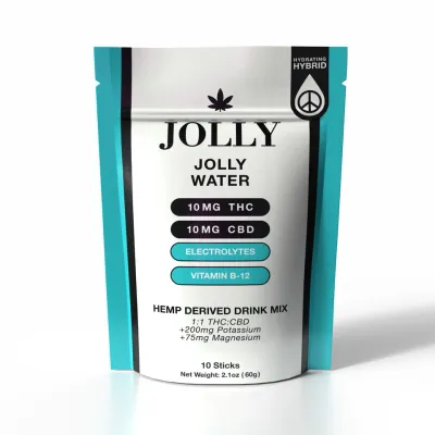 Mezcla para Bebidas Jolly Cannabis 1:1 THC:CBD 10ct