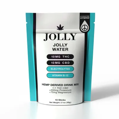 Jolly Cannabis Drink Mix 1:1 THC:CBD 1ct Unflavored