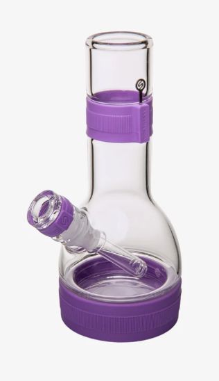 Softglass Core Water Pipe, Color: Amethyst