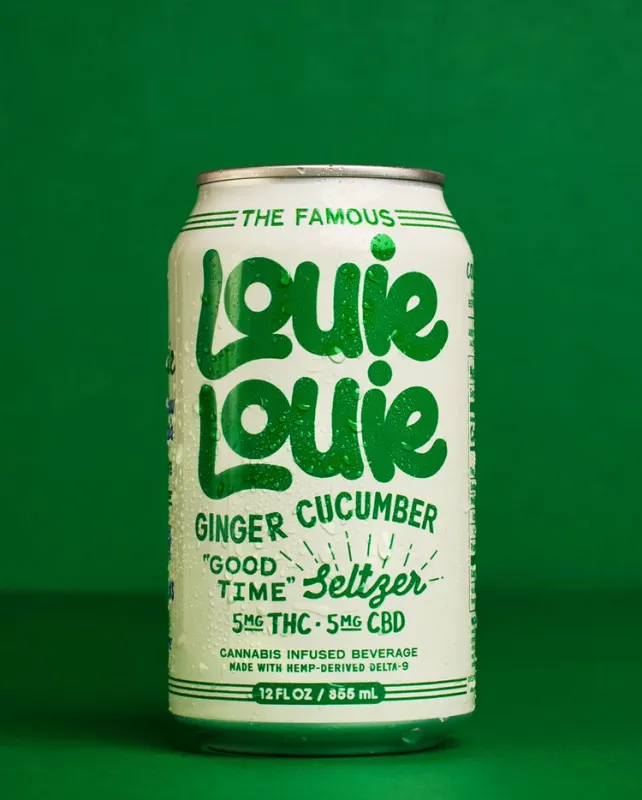 Louie Louie Seltzers 5mg THC 5mg CBD