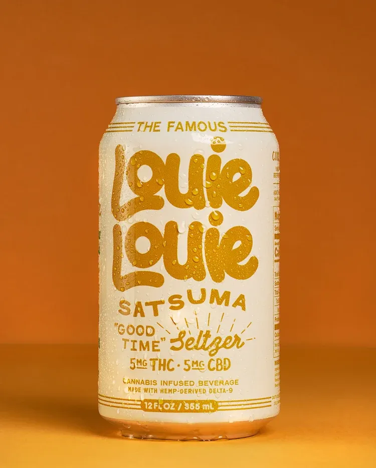 Louie Louie Seltzers 5mg THC 5mg CBD