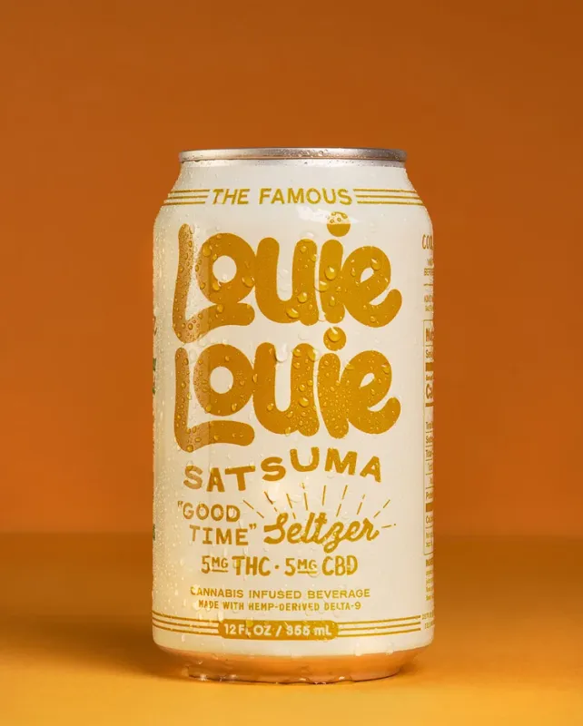 Louie Louie Seltzers 5mg THC 5mg CBD