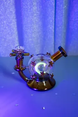 Burning Love Starry Night Orb Water Pipe