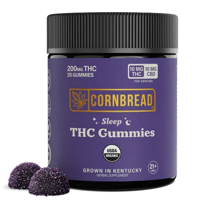 Gomitas de THC para Dormir Cornbread Hemp 20 pzas 400 mg