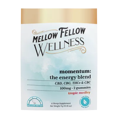 Mellow Fellow Wellness Energy Momentum Blend Gummies