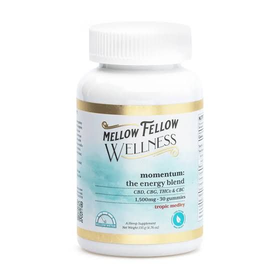Mellow Fellow Wellness Energy Momentum Blend Gummies
