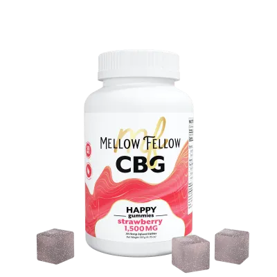 Mellow Fellow Wellness Happy CBG Gummies