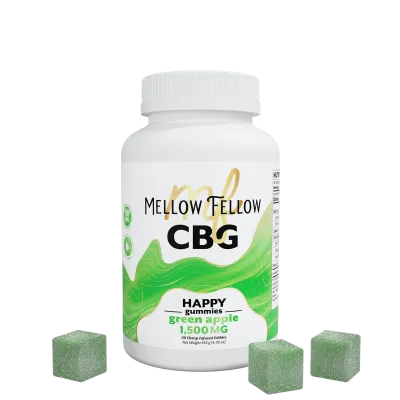 Mellow Fellow Wellness Happy CBG Gummies