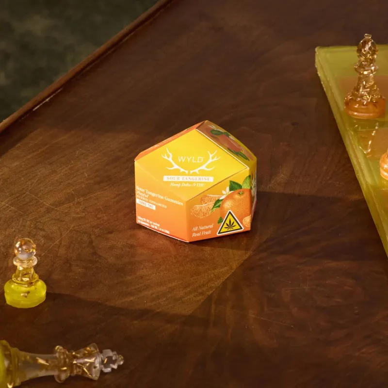 WYLD Hemp Delta 9 THC Gummies Sour Tangerine
