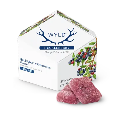 WYLD Hemp Delta 9 THC Gummies Huckleberry