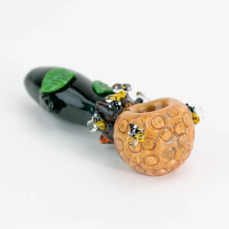Empire Glassworks Beehive - Pipa de Mano de Vidrio de 4.25"