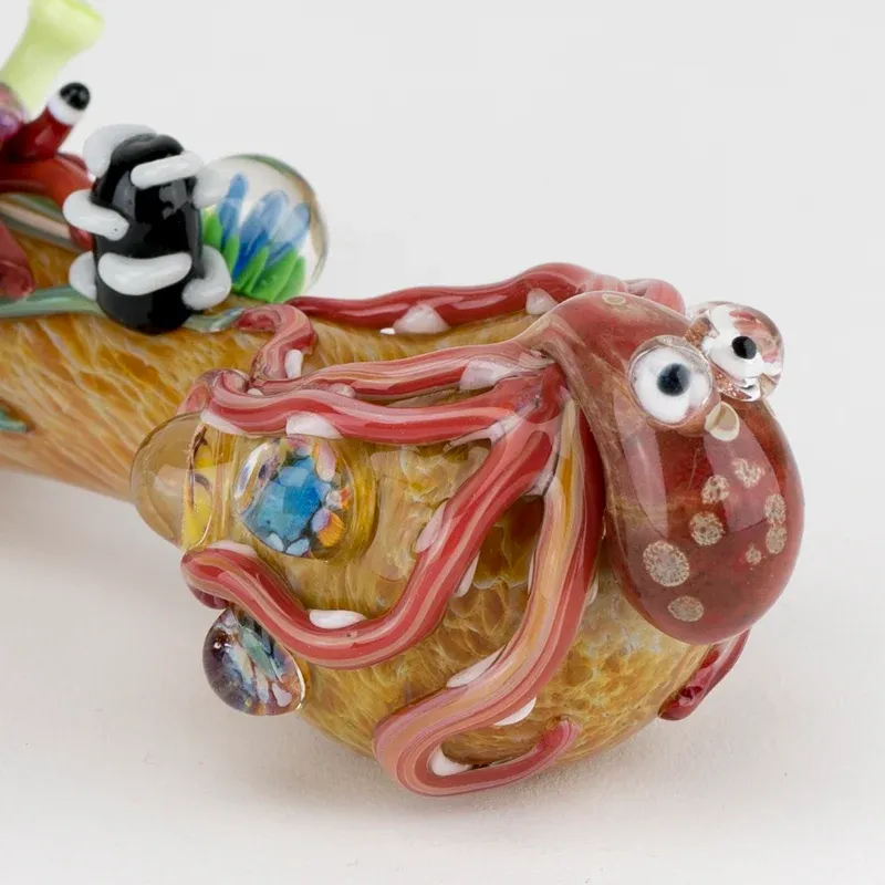 Pipa cuchara pequeña Kraken de Empire Glassworks
