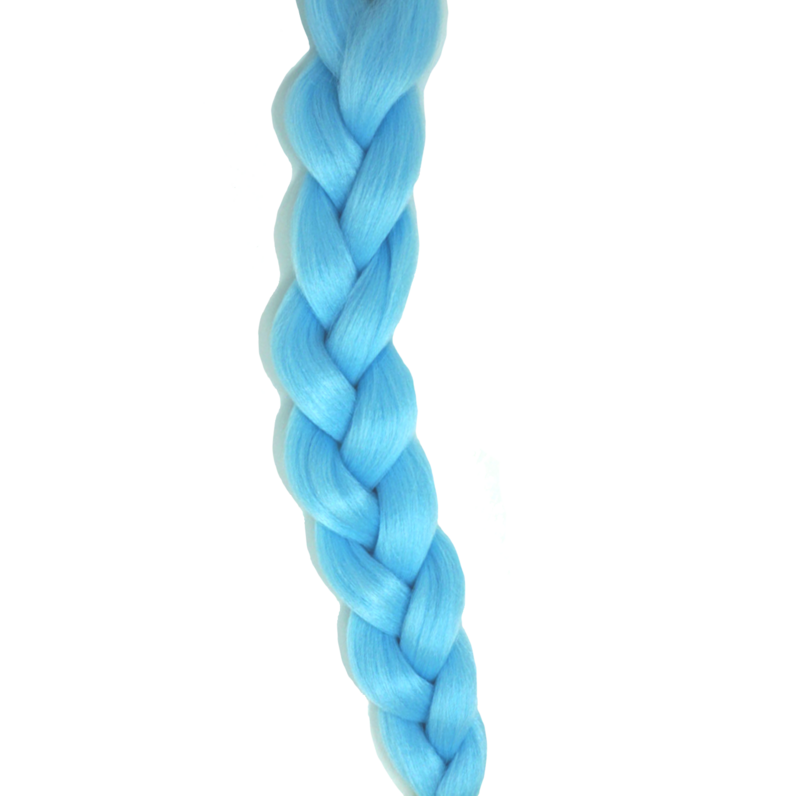 Comet - Blue Glow In The Dark Braiding Hair